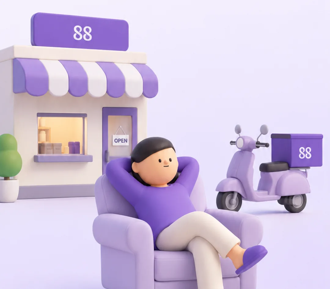 88장사마스터 — 가게도 배달도 편하게